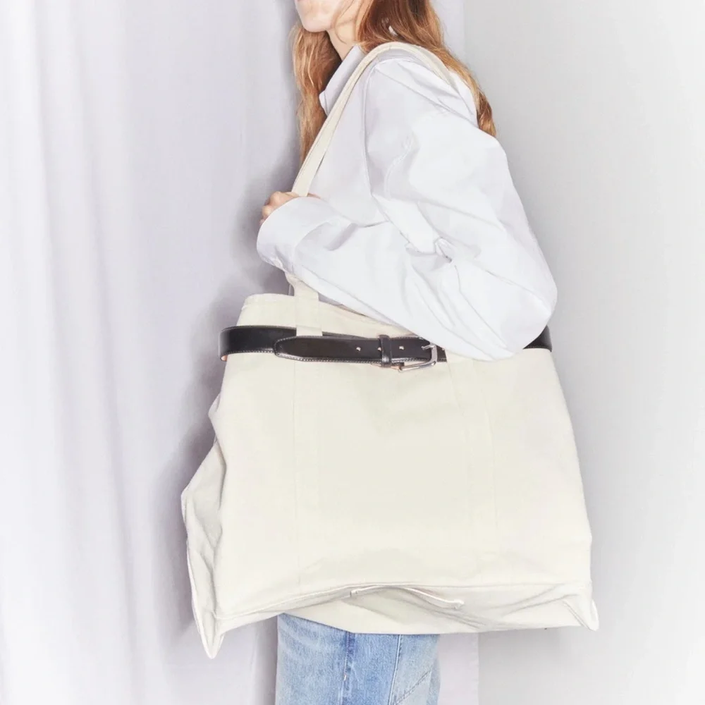 Tibi LL Bean Bag Tote - Picture 3 of 12